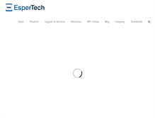 Tablet Screenshot of espertech.com